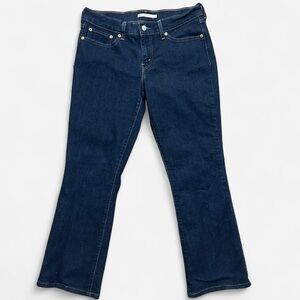 Levi's Dark Blue 415 relaxed bootcut jeans